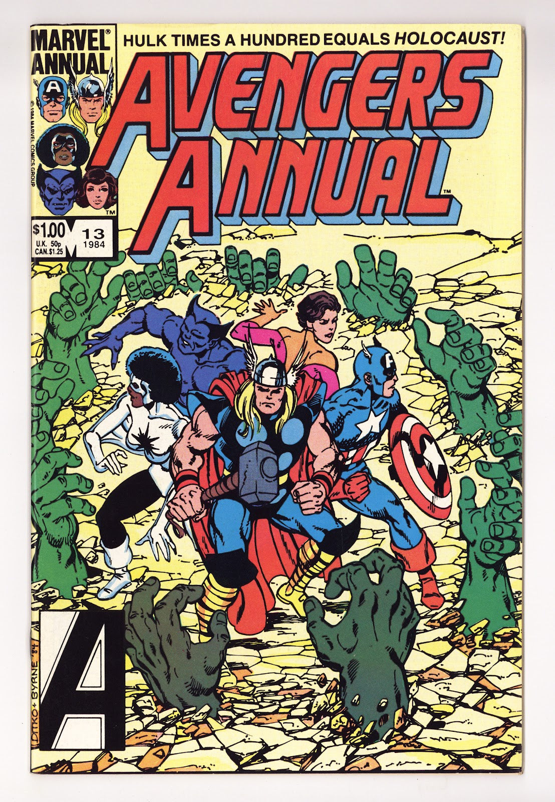 The Avengers Annual   13  High Grade   (1984)     