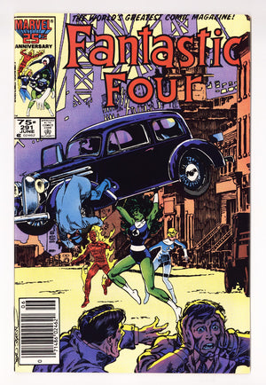 Fantastic Four Vol 1 291 Mid Grade (1986) Newsstand