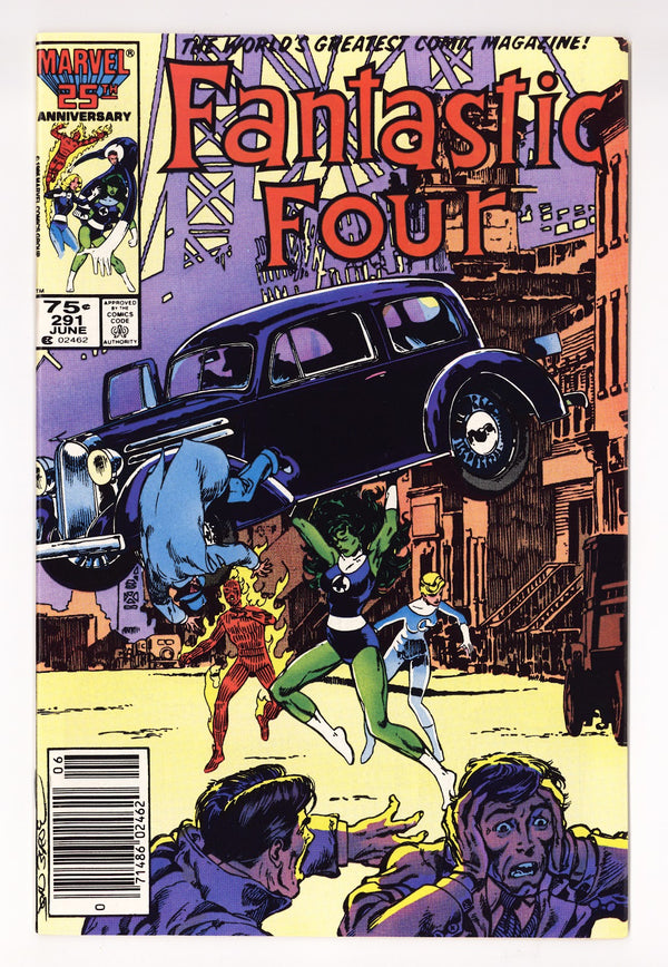 Fantastic Four Vol 1 291 Mid Grade (1986) Newsstand
