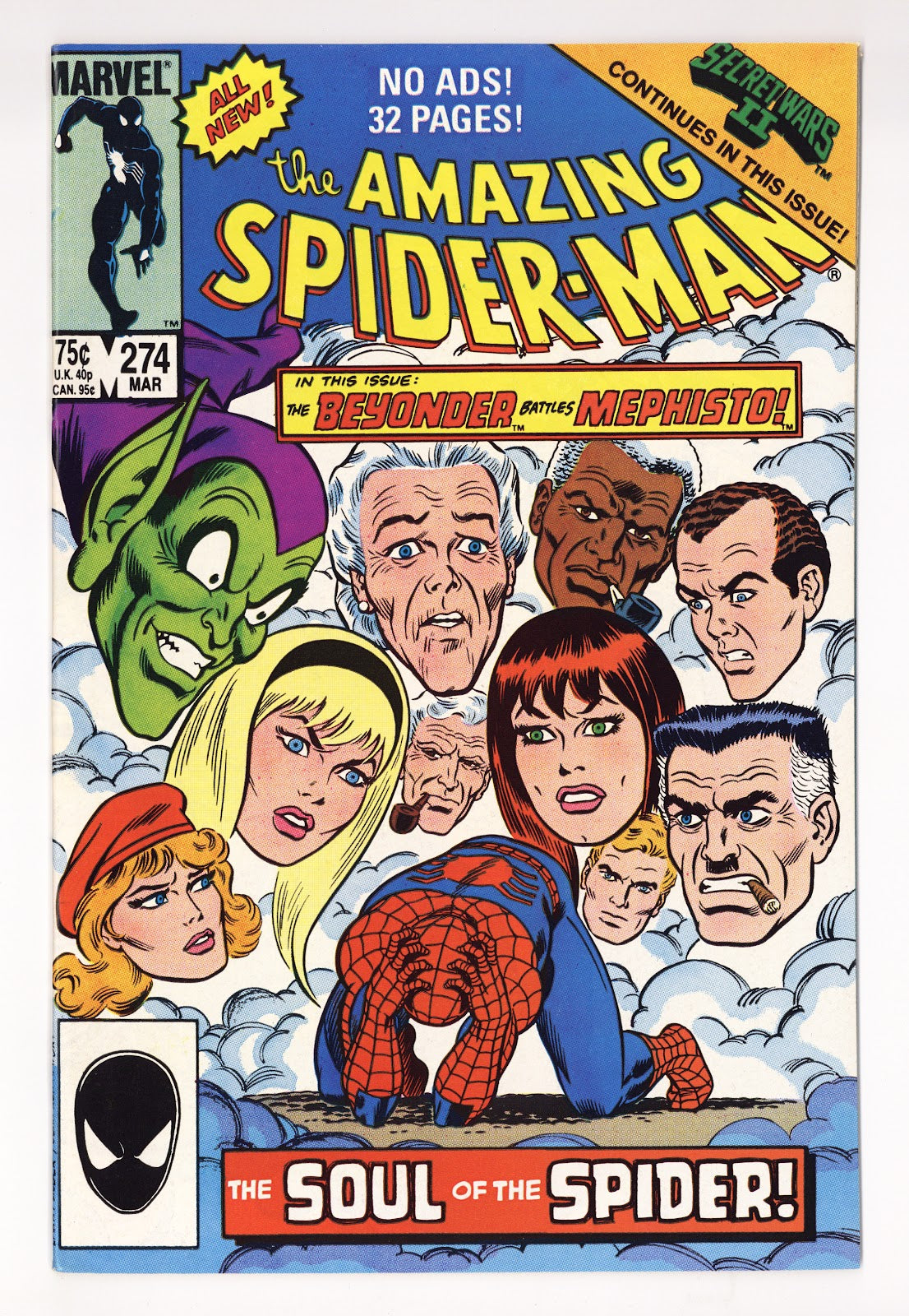 The Amazing Spider-Man Vol 1 274  VF+ (8.5)   (1986)