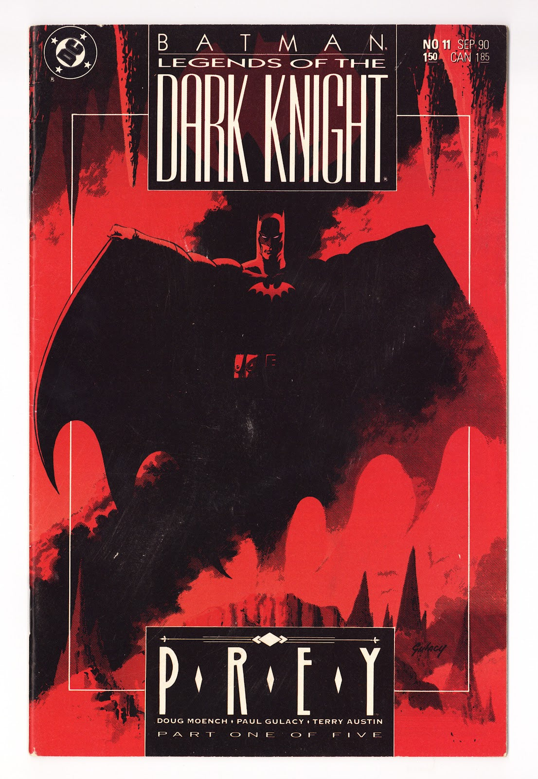 Legends of the Dark Knight 11 Mid Grade (1990) 