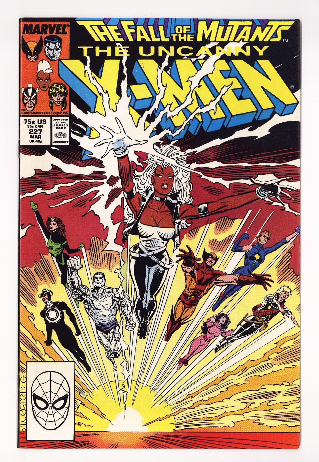 The Uncanny X-Men Vol 1 227 High Grade (1988) 