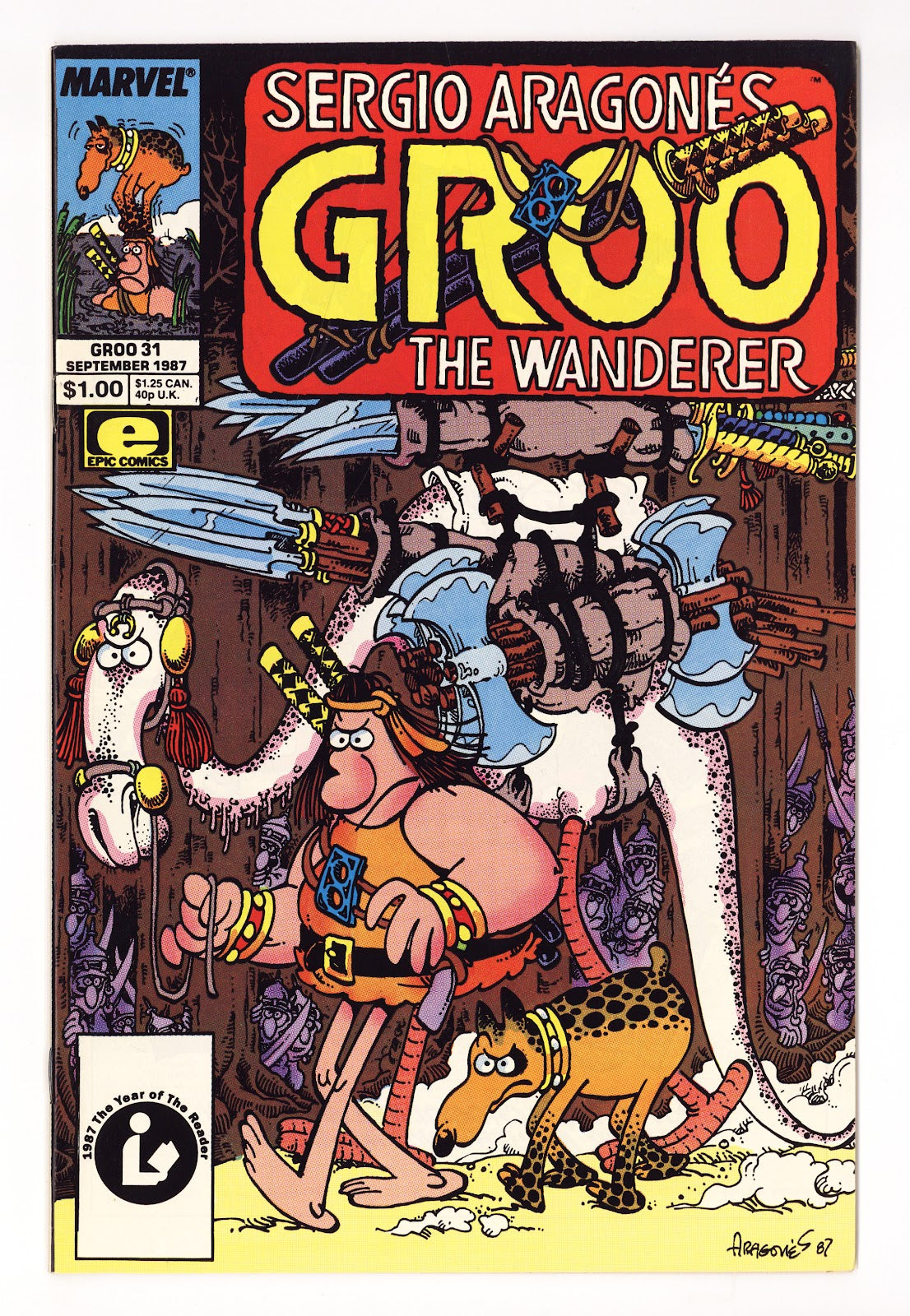 Sergio Aragones Groo the Wanderer Vol 2 31  High Grade   (1987)   Direct  