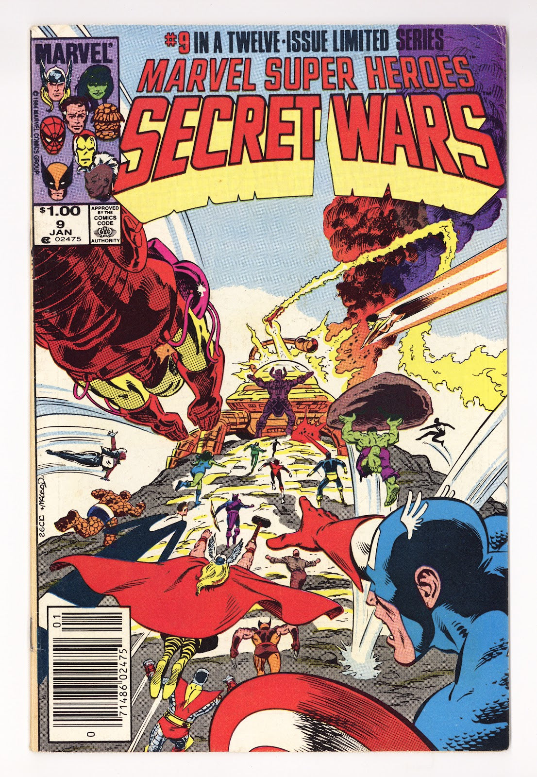 Marvel Super-Heroes Secret Wars Vol 1 9 VG (4.0) (1985) Canadian Price Variant 