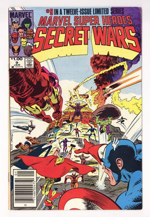 Marvel Super-Heroes Secret Wars Vol 1 9 VG (4.0) (1985) Canadian Price Variant