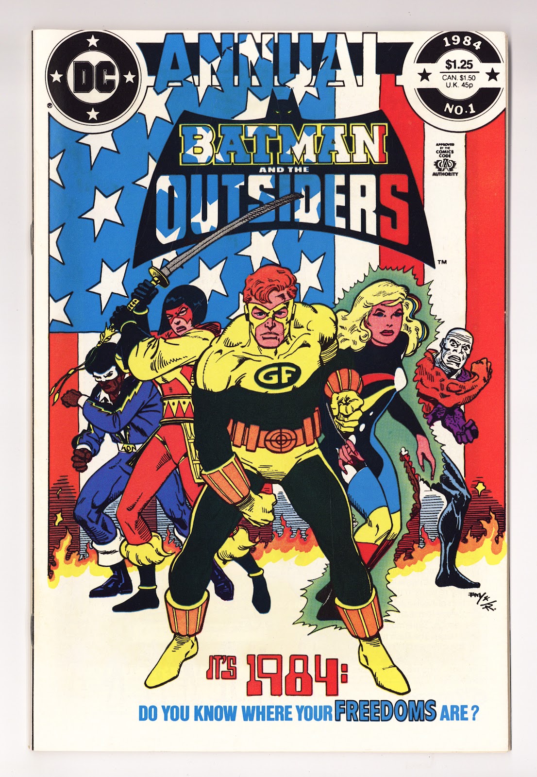 Batman and the Outsiders Annual Vol 1 1 High Grade (1984) 