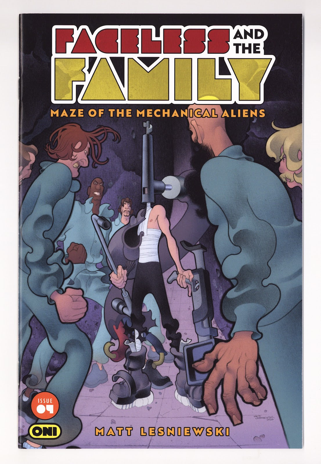 Faceless and the Family Maze of the Mechanical Aliens #4 (2026) Lesniewski