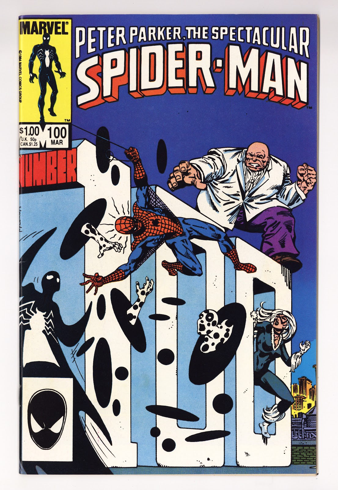 The Spectacular Spider-Man Vol 1 100 VF+ (8.5) (1985) 