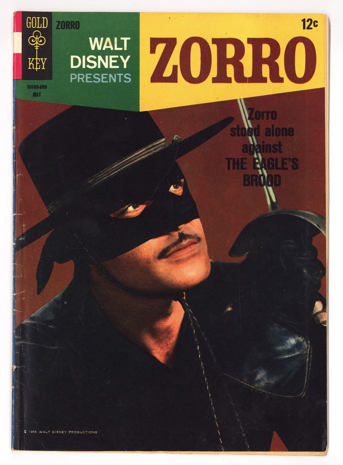 Walt Disney Presents Zorro 2 VG+ (4.5) (1966) 