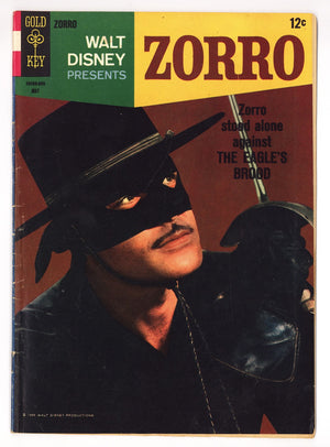 Walt Disney Presents Zorro 2 VG+ (4.5) (1966)