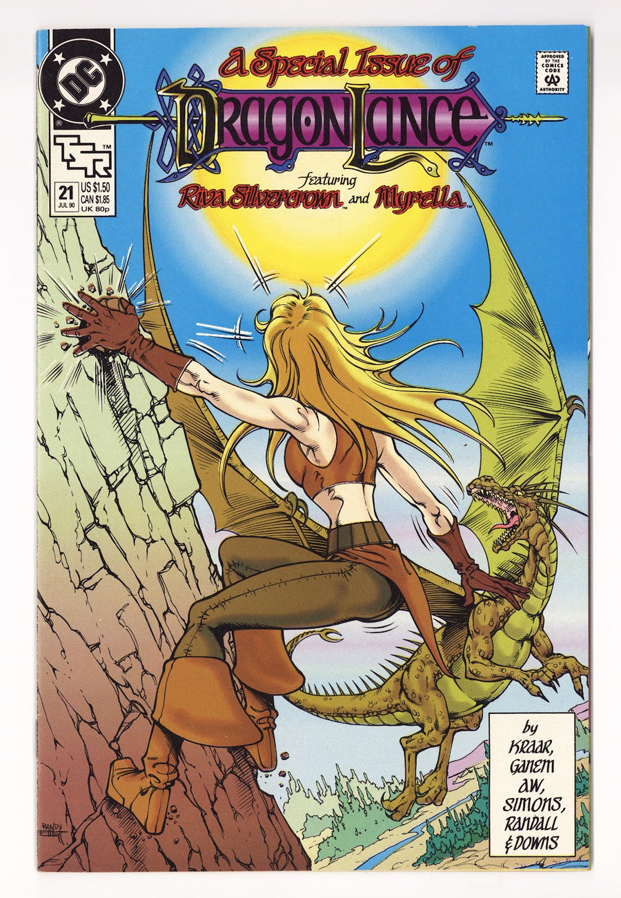 Dragonlance Comic Book   21  Mid Grade   (1990)