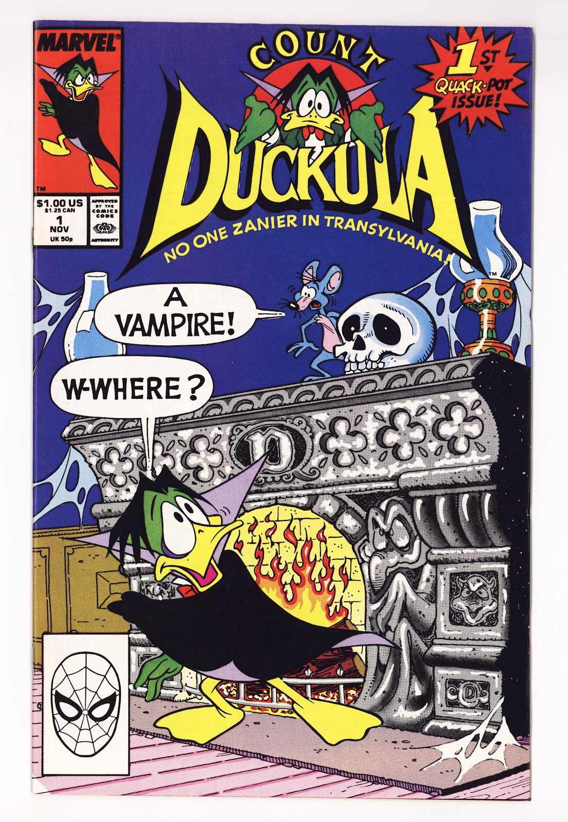 Count Duckula 1 Mid Grade (1988) Direct 