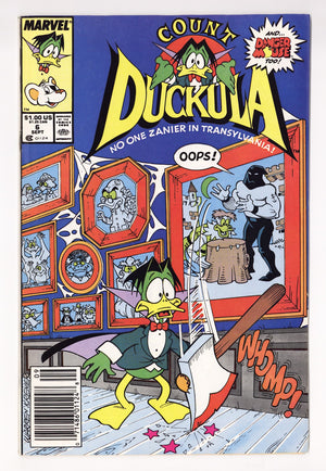 Count Duckula 6 Mid Grade (1989) Newsstand