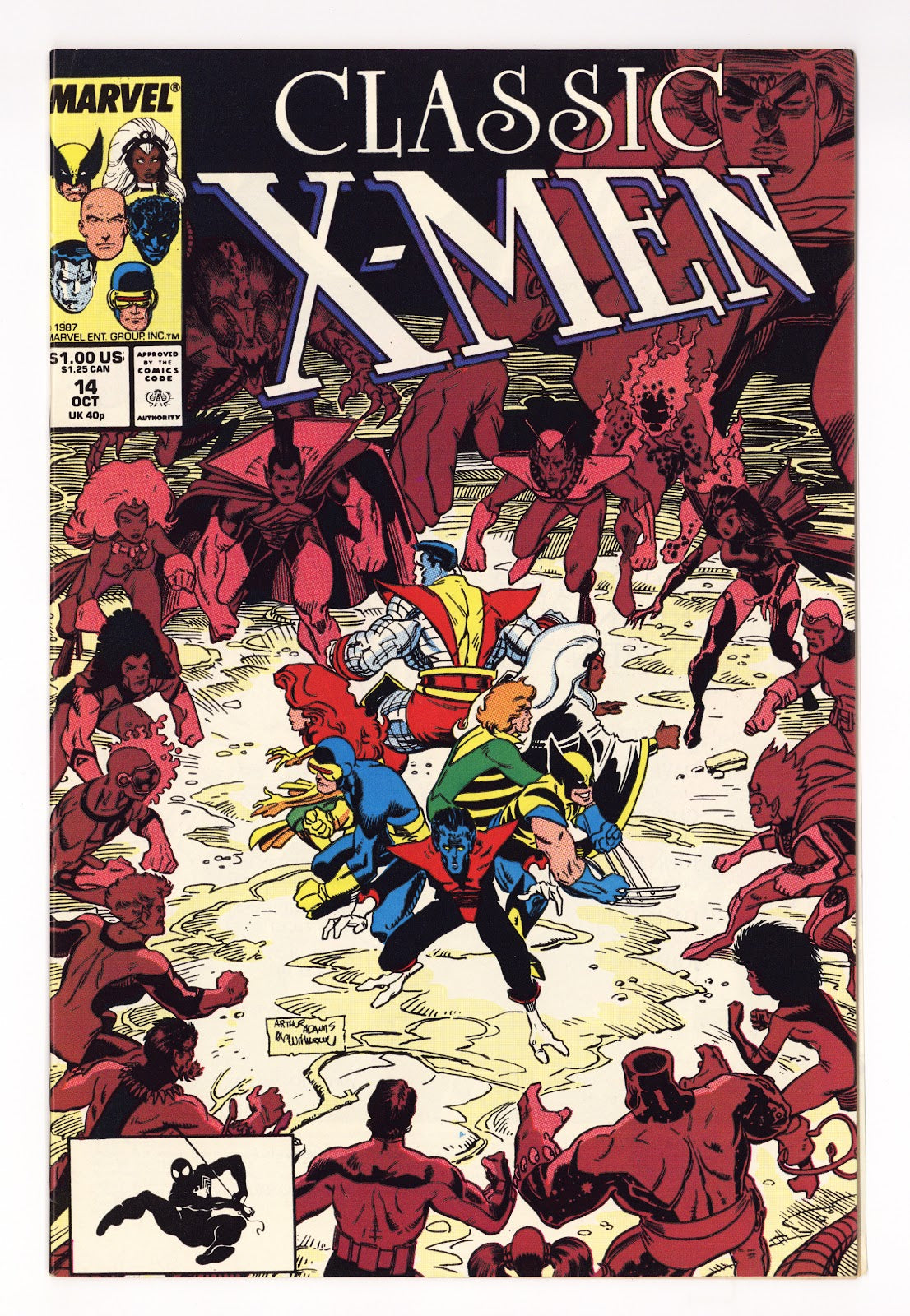 Classic X-Men 14 Mid Grade (1987) Direct 
