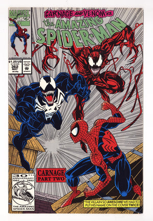 The Amazing Spider-Man Vol 1 362 FN+ (6.5) (1992) 2nd Print