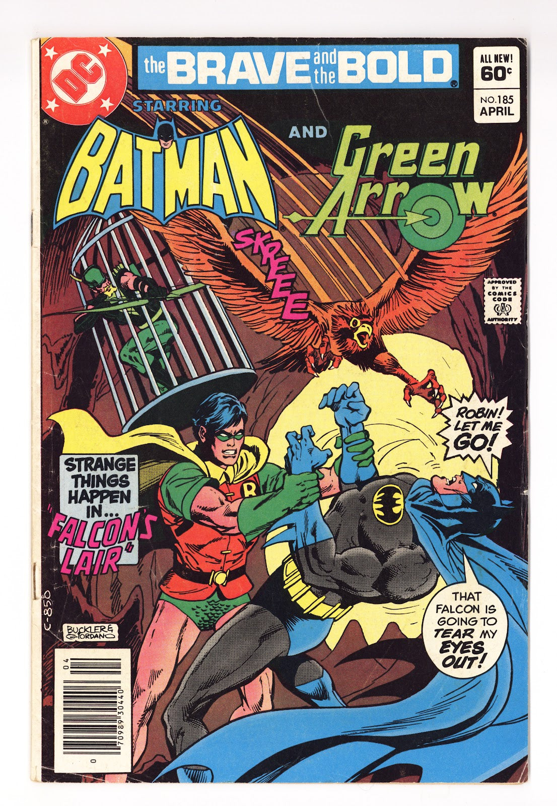 The Brave and the Bold Vol 1 185 Low Grade (1982) Newsstand 