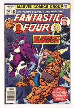 Fantastic Four Vol 1 193  Mid Grade   (1978)