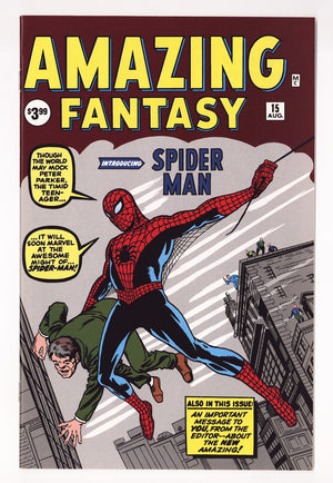 Amazing Fantasy #15 Facsimile Edition [nn] NM- (9.2) (2019)