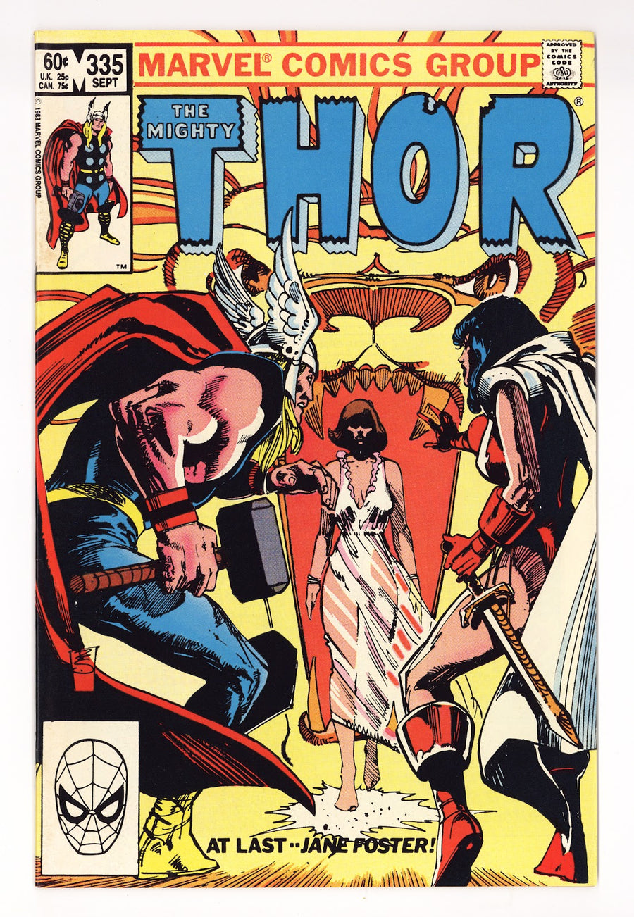 Thor Vol 1 335  High Grade   (1983)     
