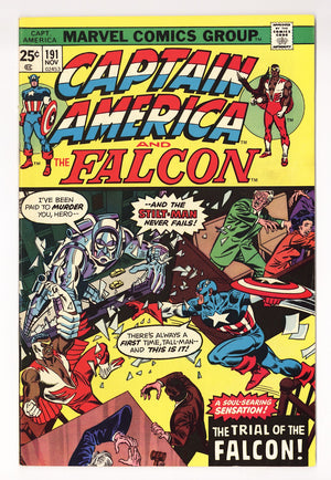 Captain America Vol 1 191  Mid Grade   (1975)