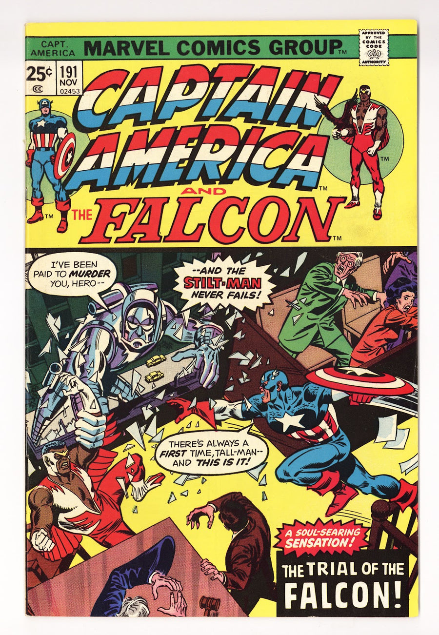 Captain America Vol 1 191  Mid Grade   (1975)