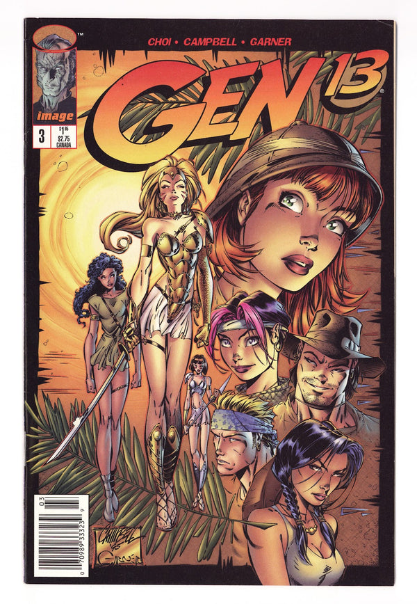 Gen 13 Vol 2 3  Mid Grade   (1995)   Newsstand