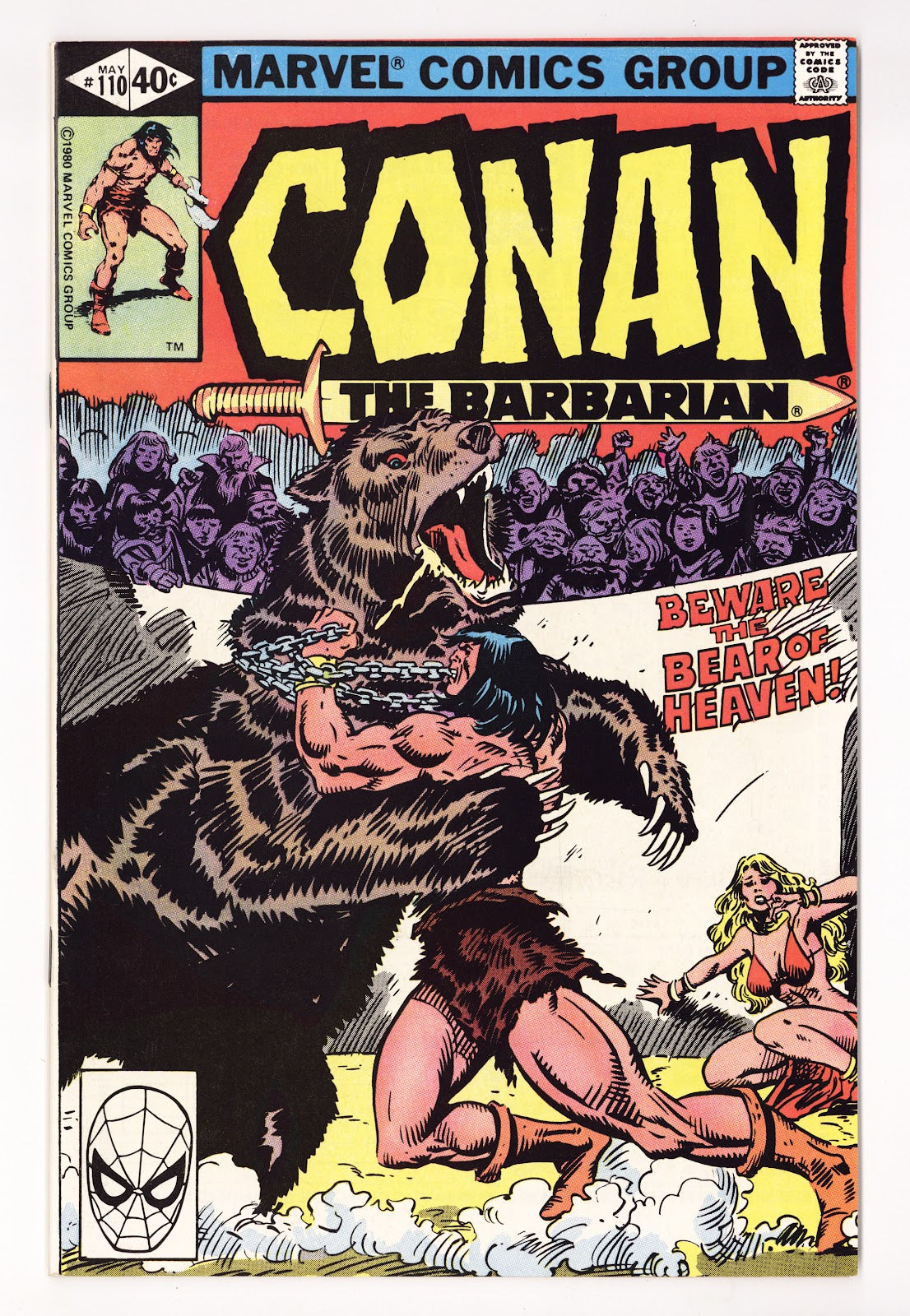 Conan the Barbarian Vol 1 110 High Grade (1980) 