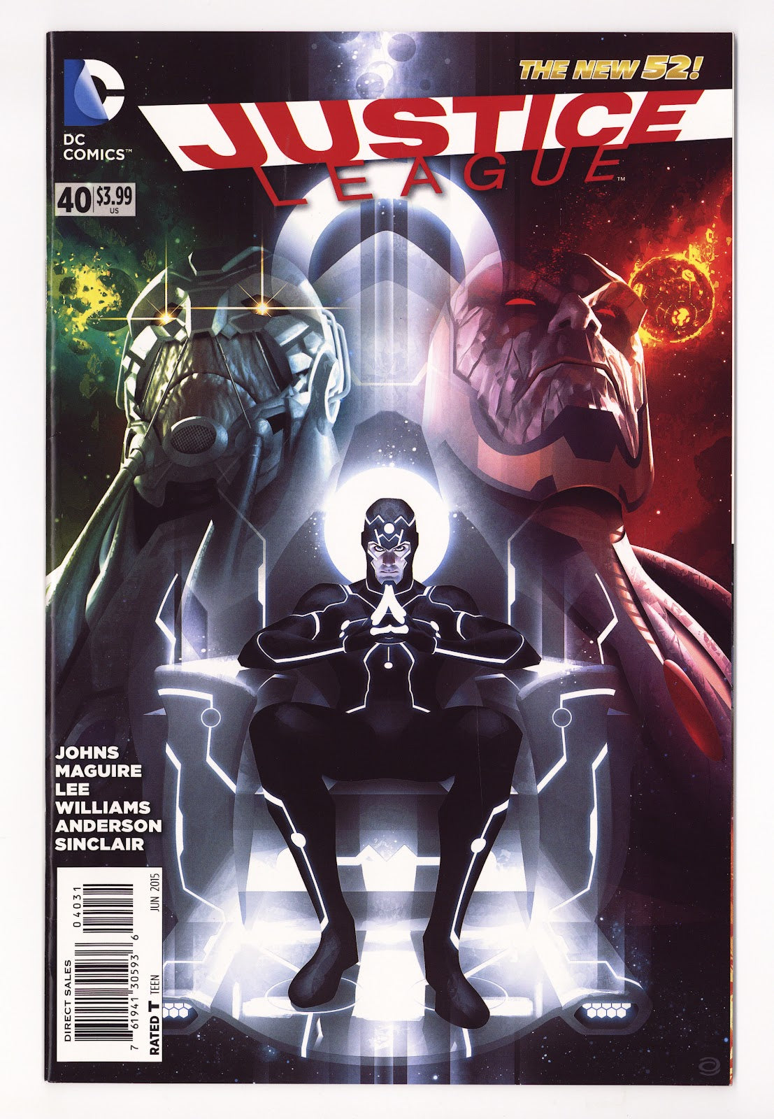 Justice League Vol 1 40 VF+ (8.5) (2015) Garner Incentive Variant 