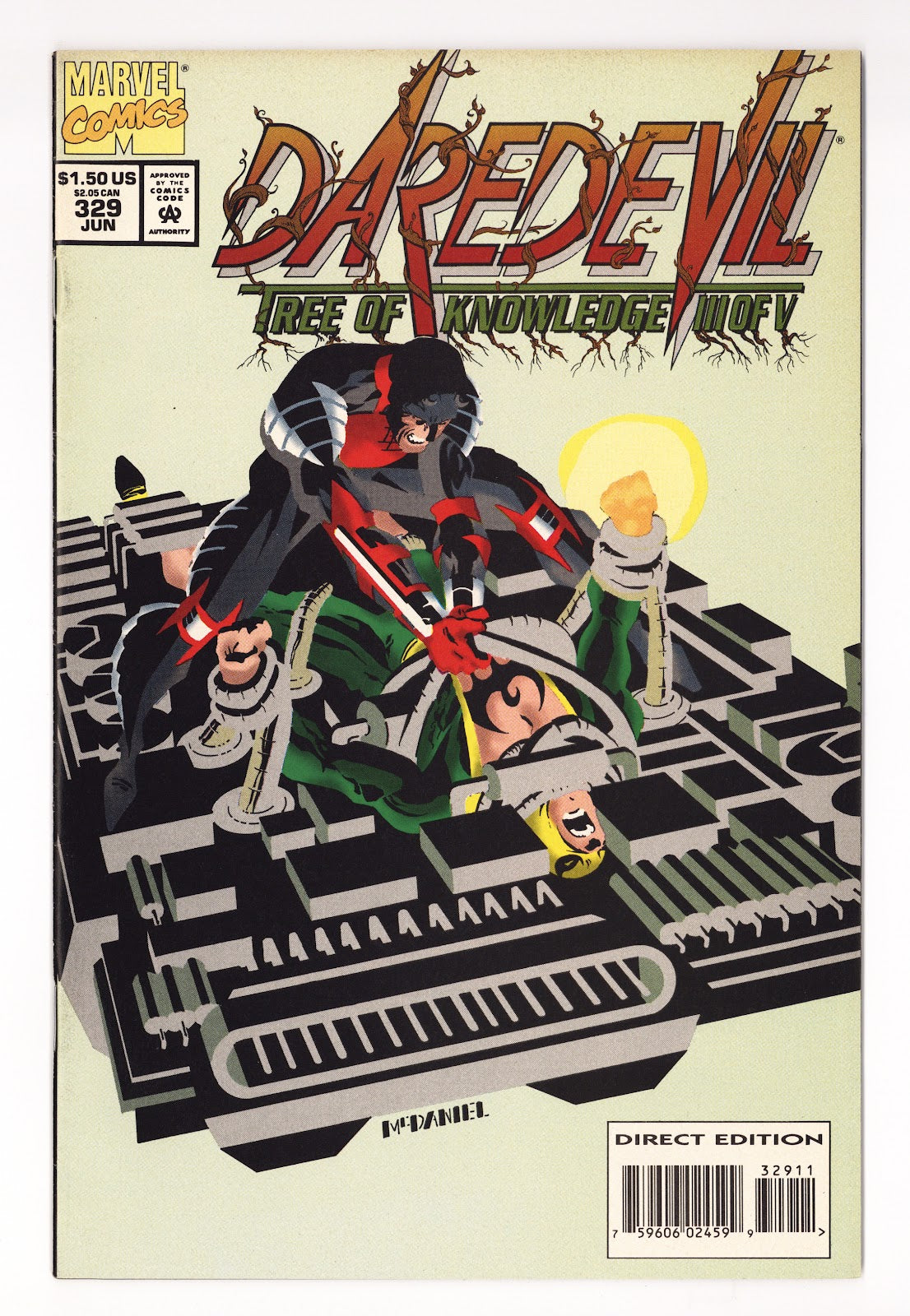 Daredevil Vol 1 329  Mid Grade   (1994)     