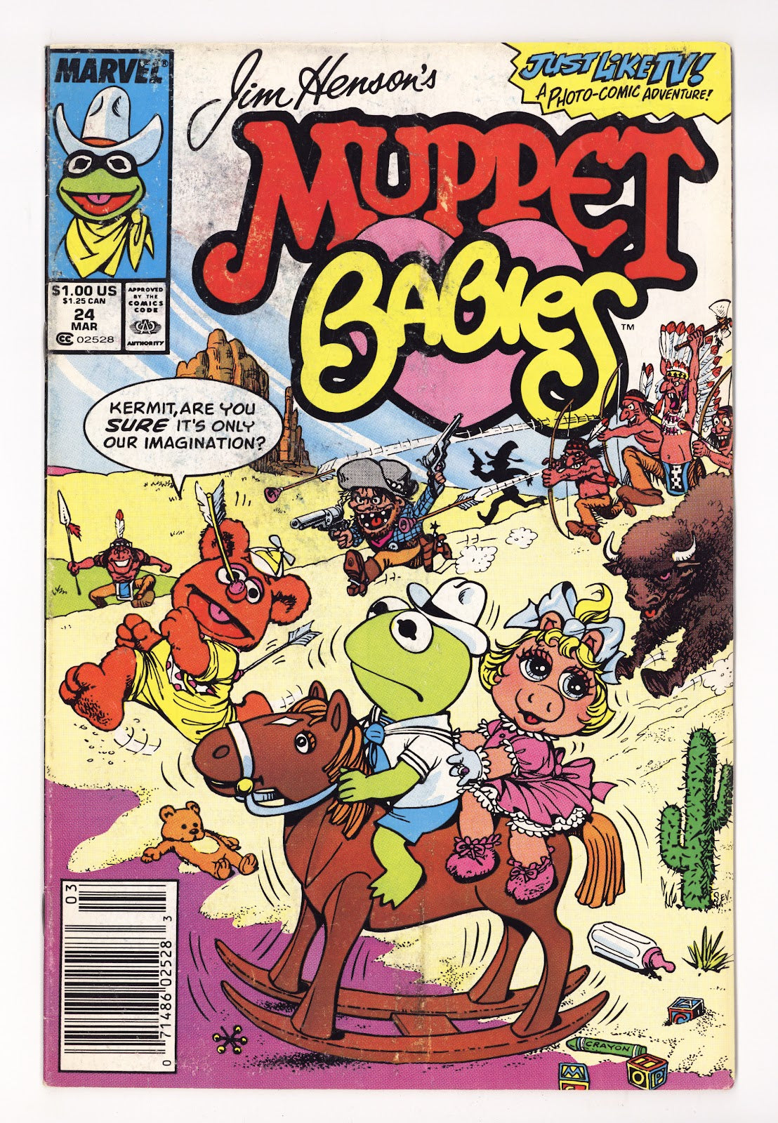 Muppet Babies 24 Very Low Grade (1988) Newsstand 