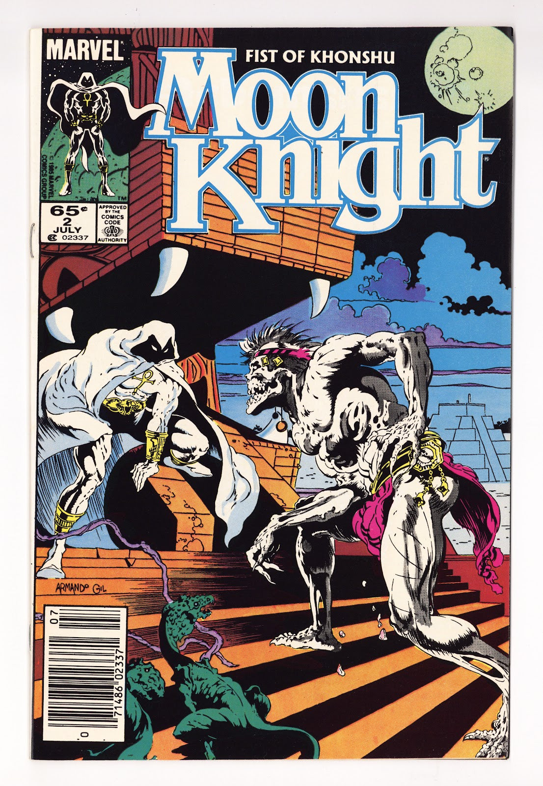 Moon Knight Vol 2 2 High Grade (1985) Newsstand 