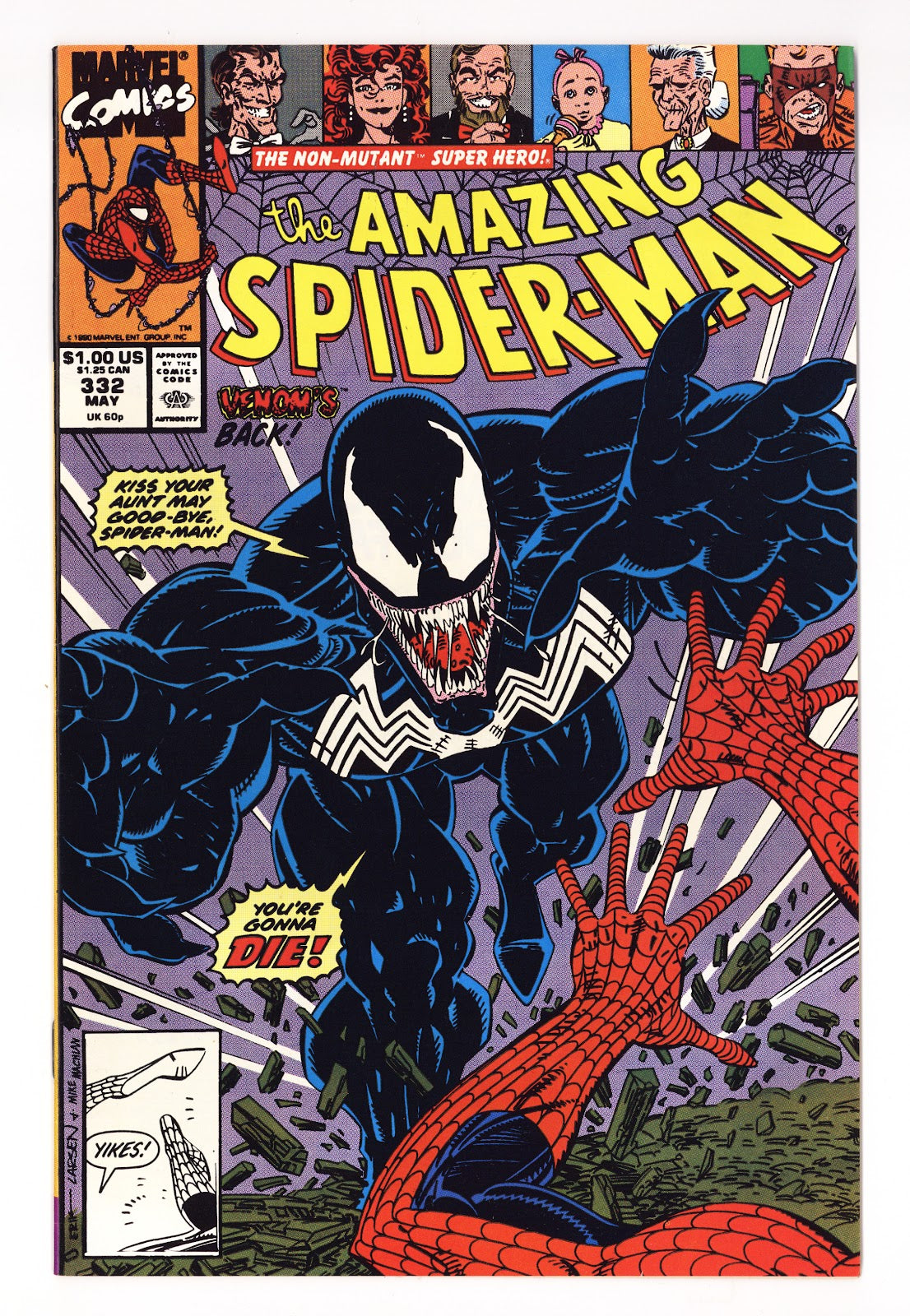 The Amazing Spider-Man Vol 1 332 Mid Grade (1990)  