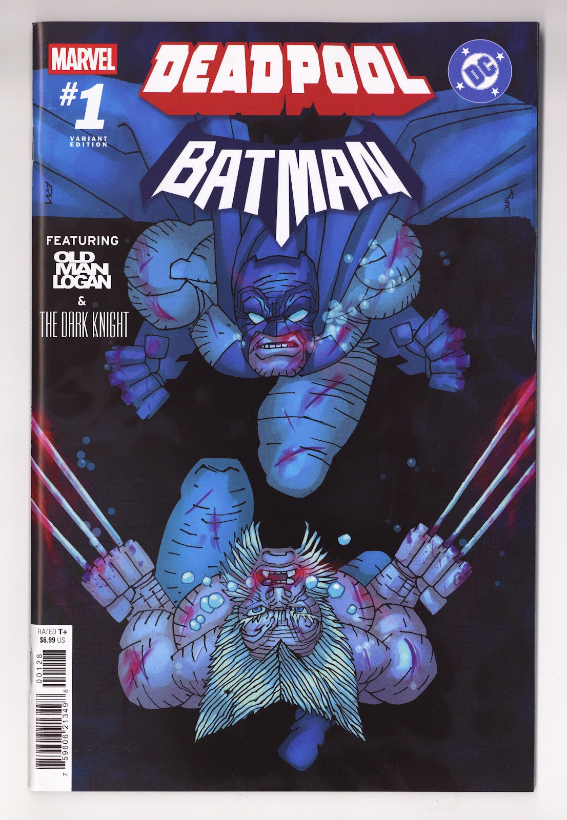 Marvel / DC: Deadpool / Batman 1 NM- (9.2) (2025) Miller Incentive Variant 