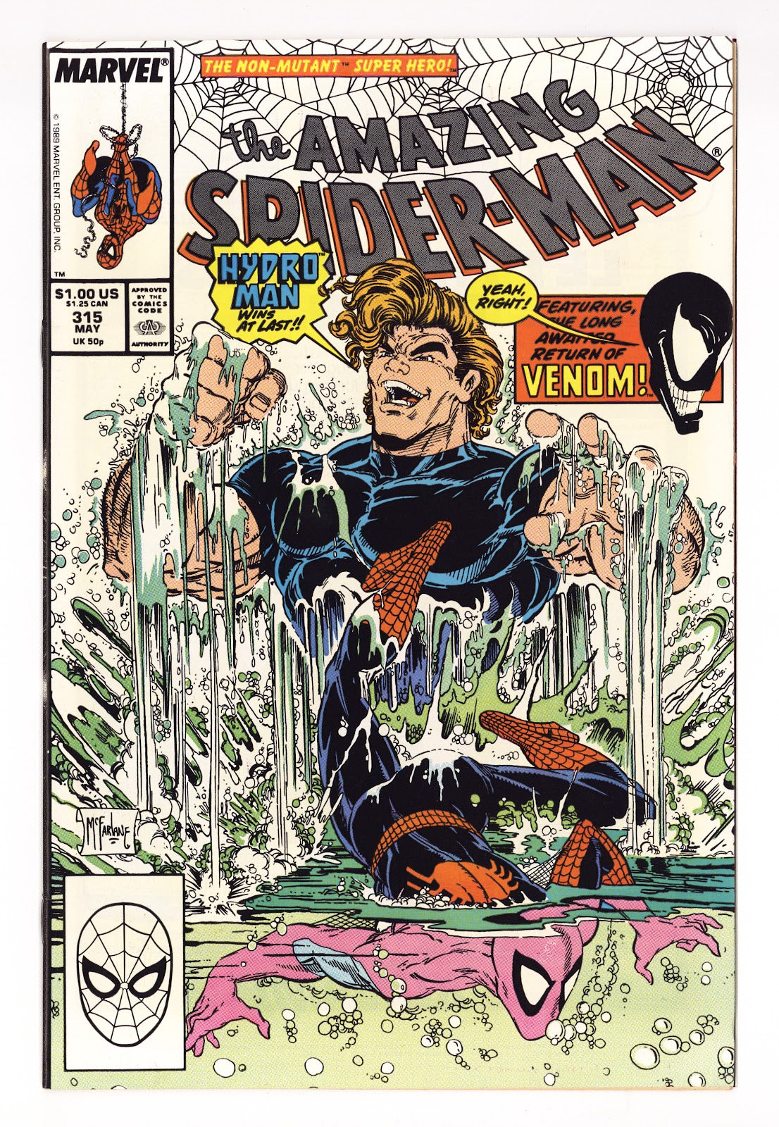 The Amazing Spider-Man Vol 1 315 VF/NM (9.0) (1989) 