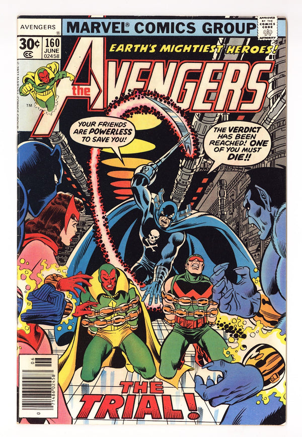 The Avengers Vol 1 160  VF (8.0)   (1977)   30¢