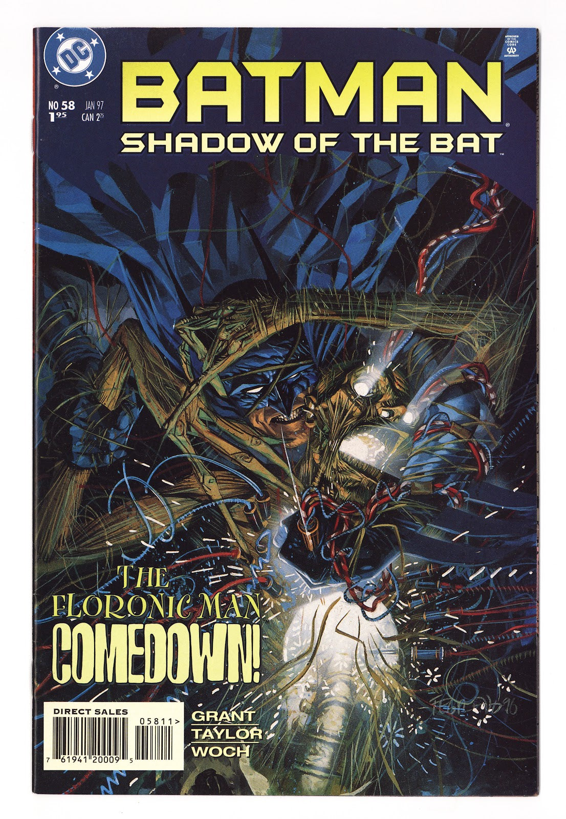 Batman: Shadow of the Bat   58  High Grade   (1997)   Direct Sales  