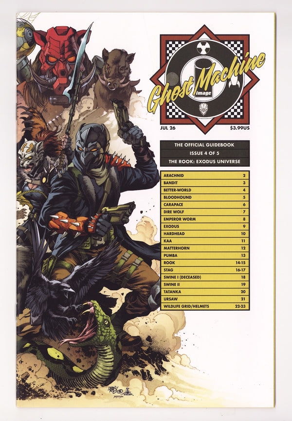 Ghost Machine The Official Guidebook 4 Reis Wraparound Homage Variant (2026)