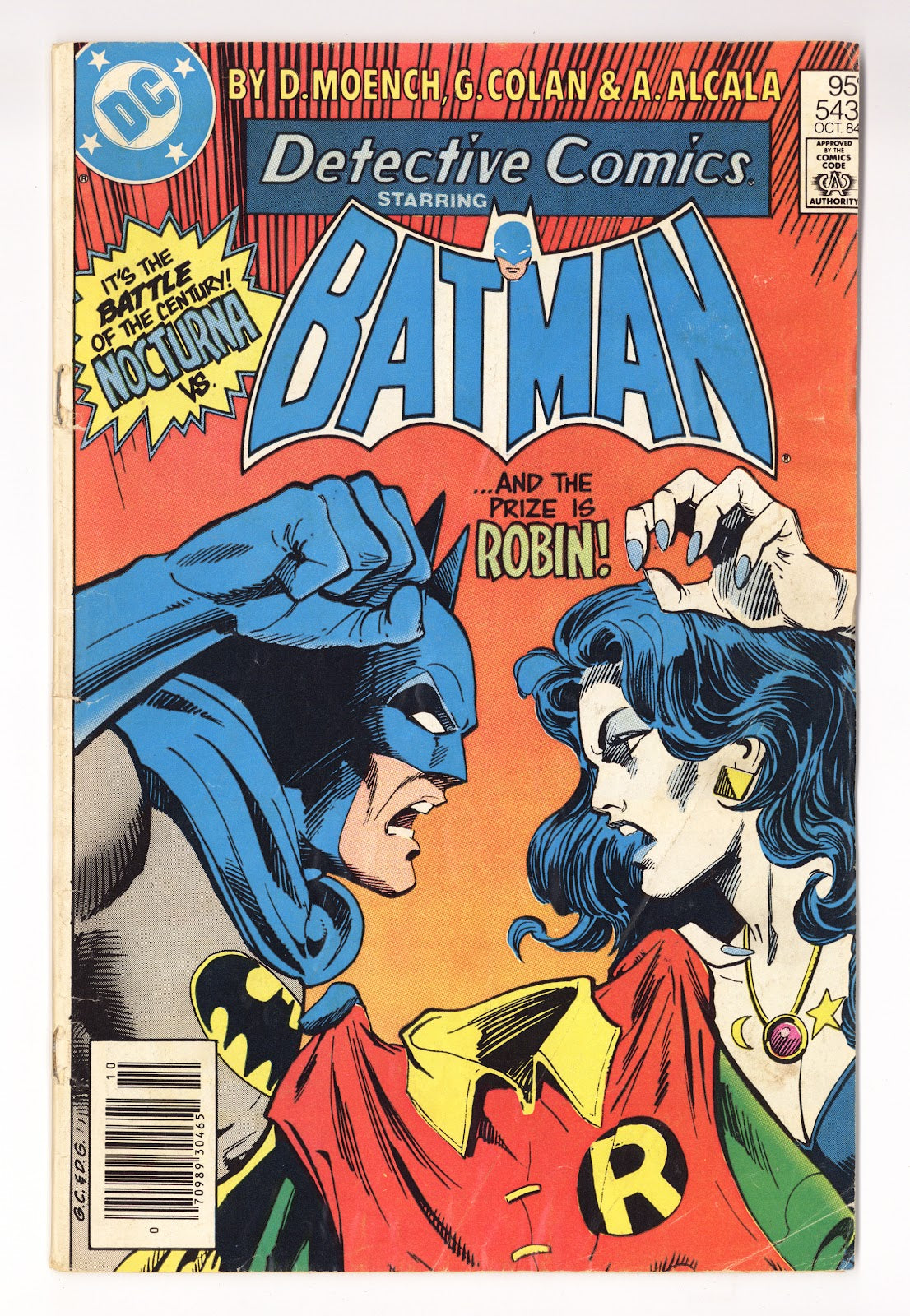 Detective Comics Vol 1 543  Very Low Grade   (1984)   Canadian Price Variant  