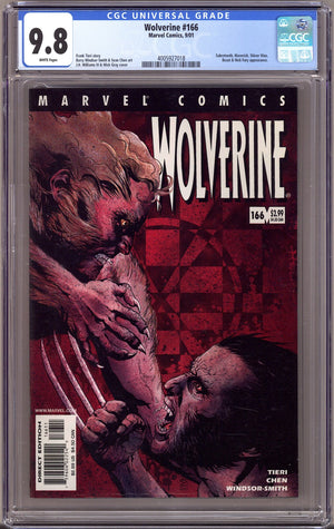 Wolverine Vol 2 166 CGC 9.8 (NM/M) (2001)
