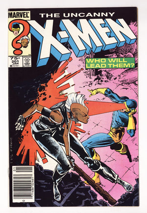 The Uncanny X-Men Vol 1 201  VF (8.0)   (1986)   Canadian Price Variant