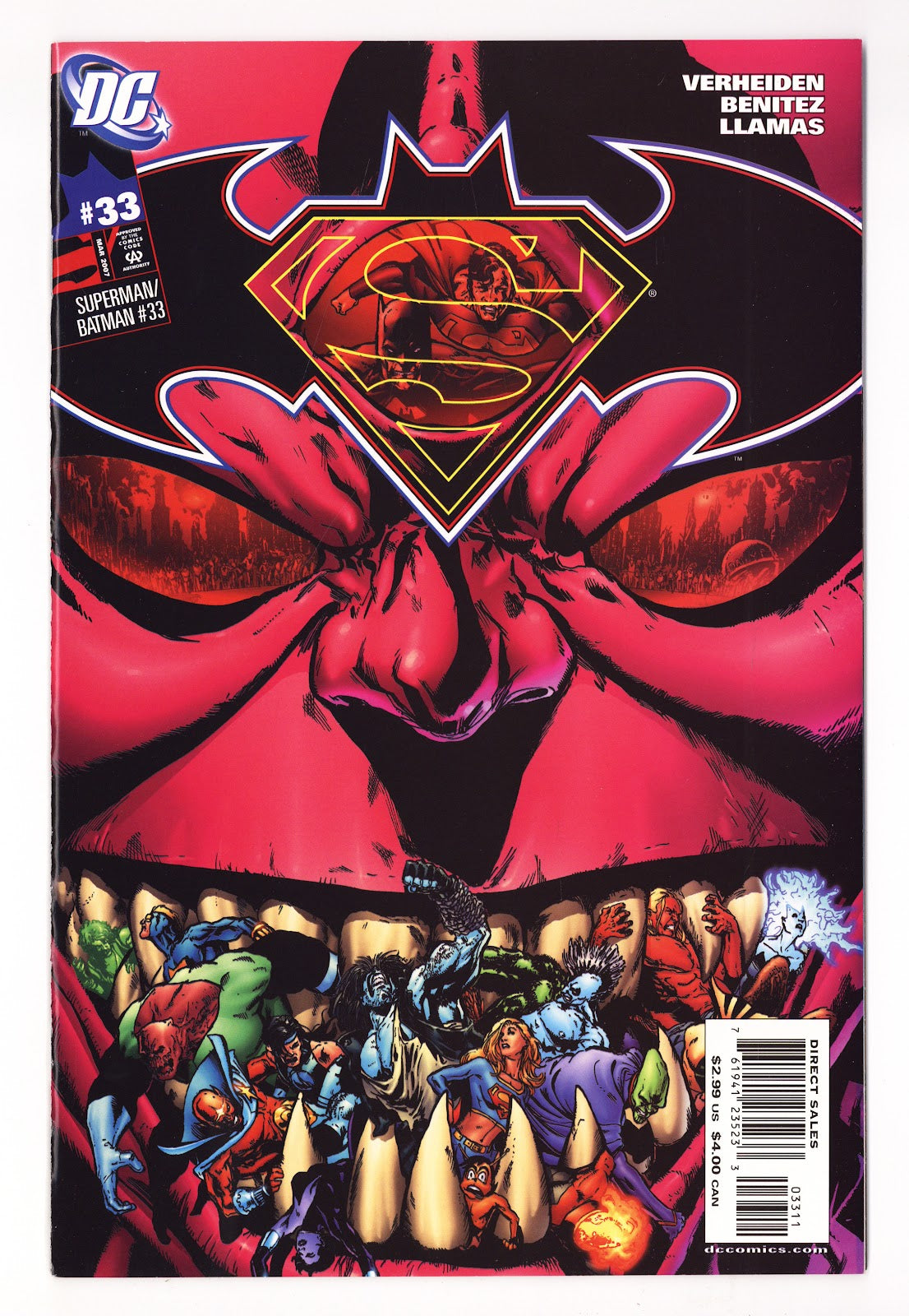 Superman / Batman   33  High Grade   (2007)   Direct Sales  
