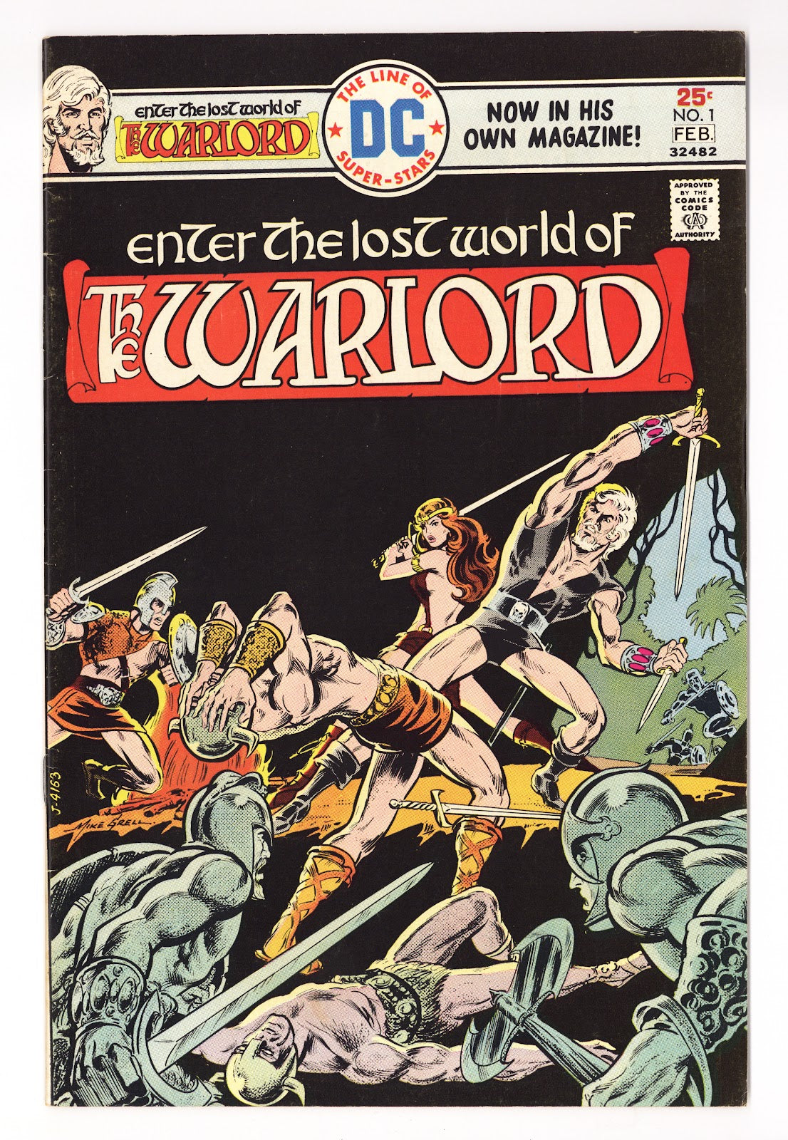 Warlord Vol 1 1  FN/VF (7.0)   (1976)     