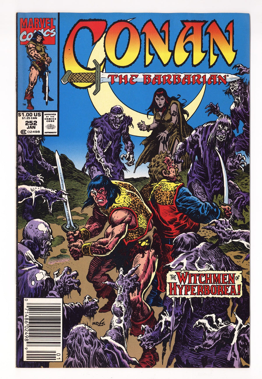 Conan the Barbarian Vol 1 252  Mid Grade   (1992)   Newsstand