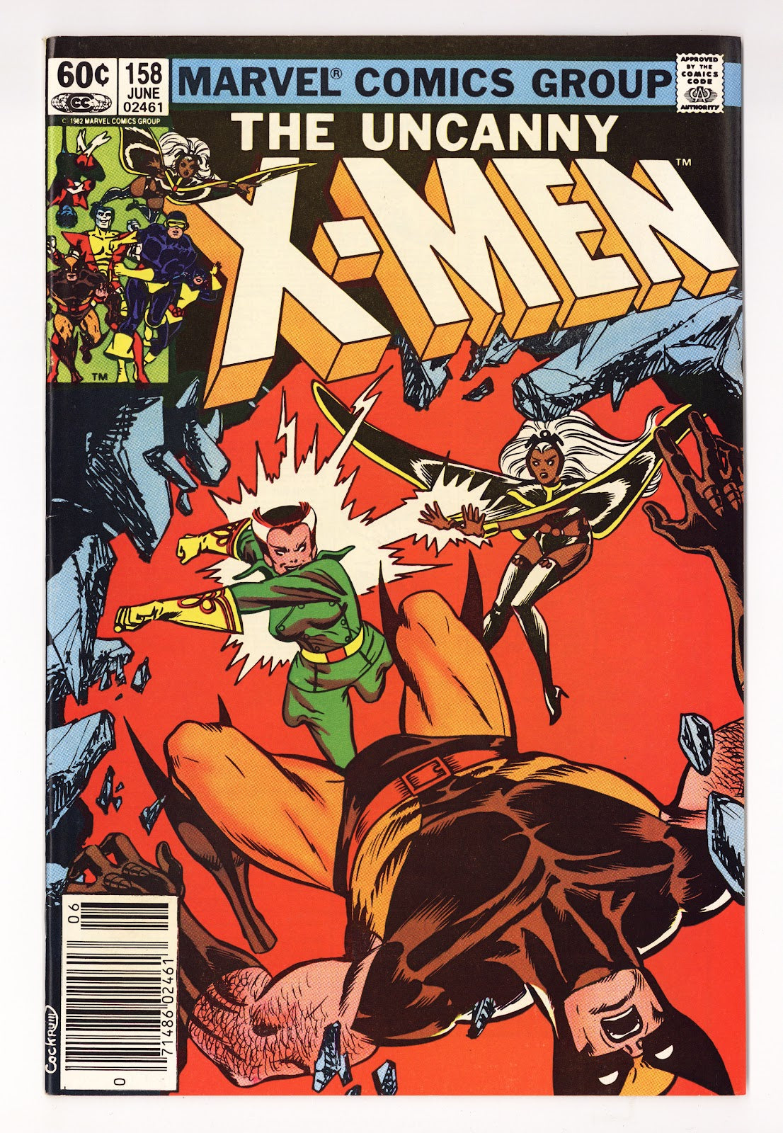 The Uncanny X-Men Vol 1 158  VF+ (8.5)   (1982)   Newsstand