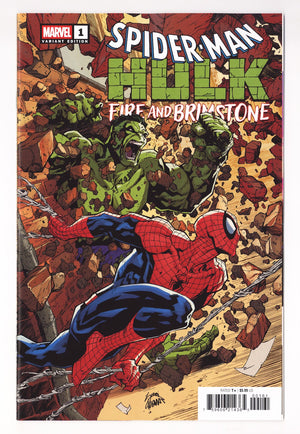 Spider-Man / Hulk: Fire and Brimstone 1 Stegman Variant (2026)