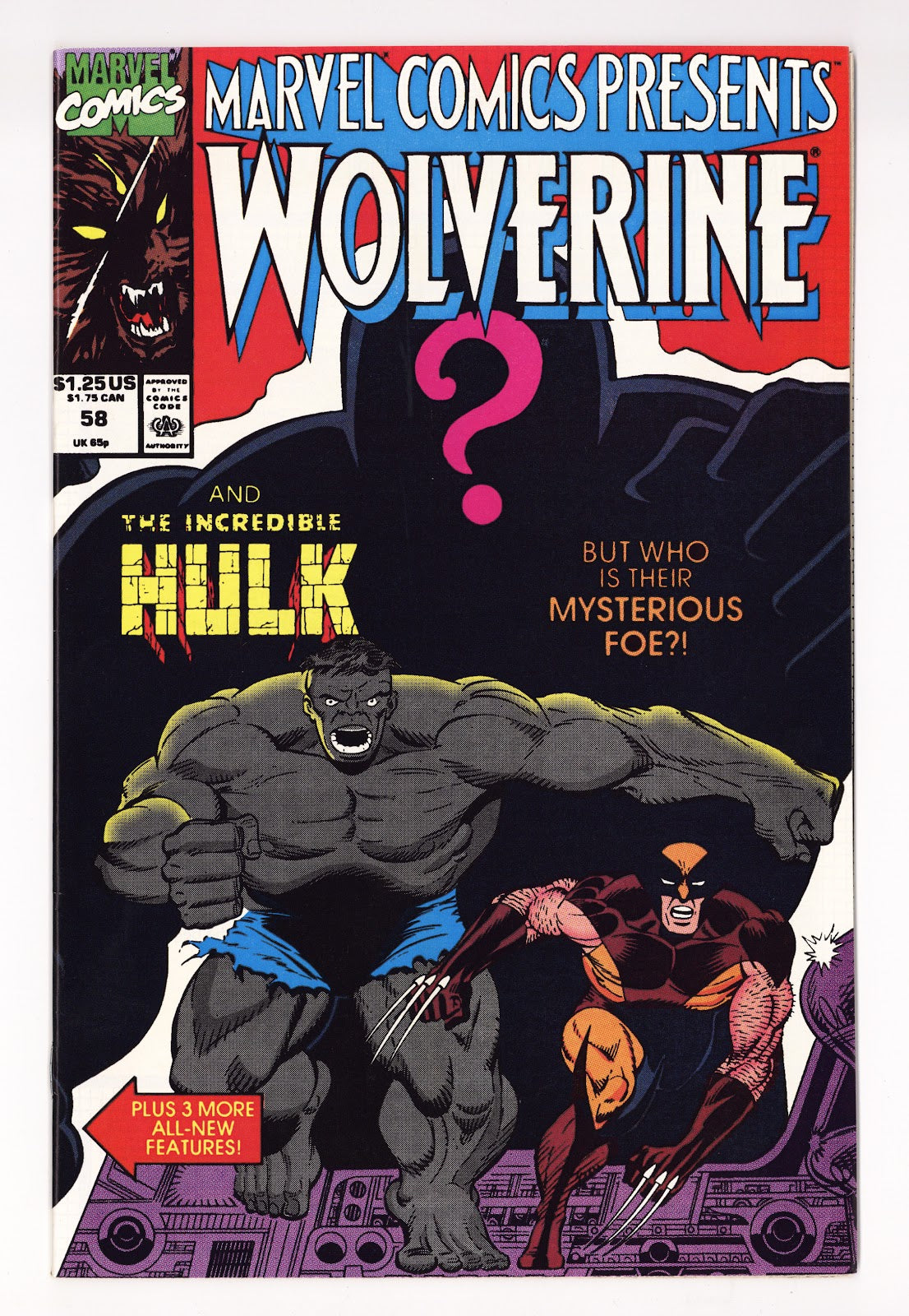 Marvel Comics Presents Vol 1 58 High Grade (1990) 