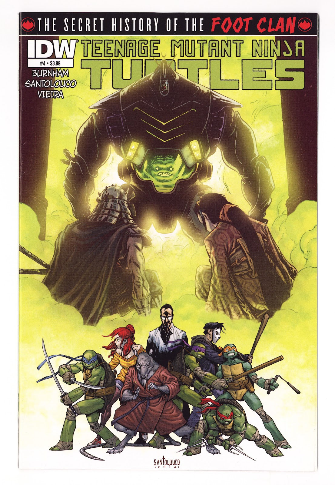 Teenage Mutant Ninja Turtles: The Secret History of the Foot Clan 4 Mid Grade (2013) 