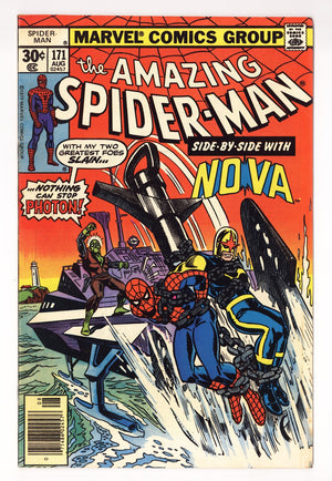 The Amazing Spider-Man Vol 1 171  FN+ (6.5)   (1977)   30¢