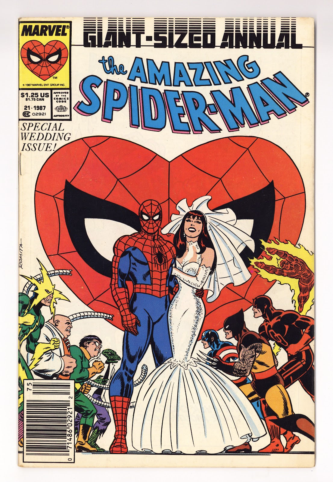 The Amazing Spider-Man Annual Vol 1 21 FN (6.0) (1987) Newsstand 