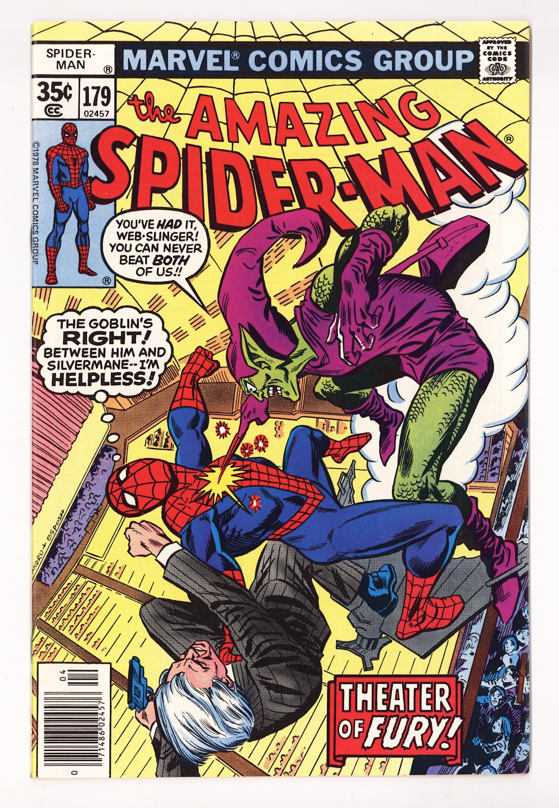 The Amazing Spider-Man Vol 1 179 NM- (9.2) (1978)  